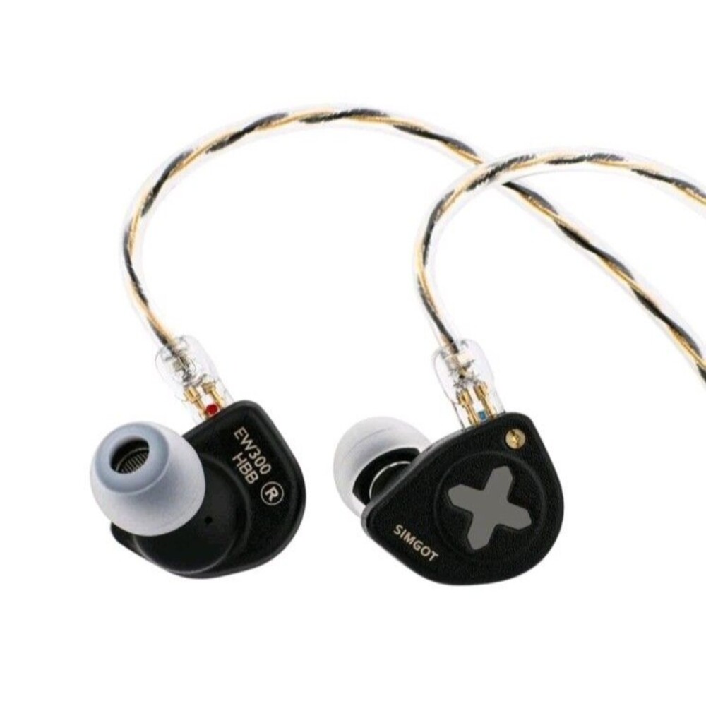 Linsoul SIMGOT EW300 DSP 1DD+1Planar+1PZT Hybrid Driver In Ear Monitor Type C